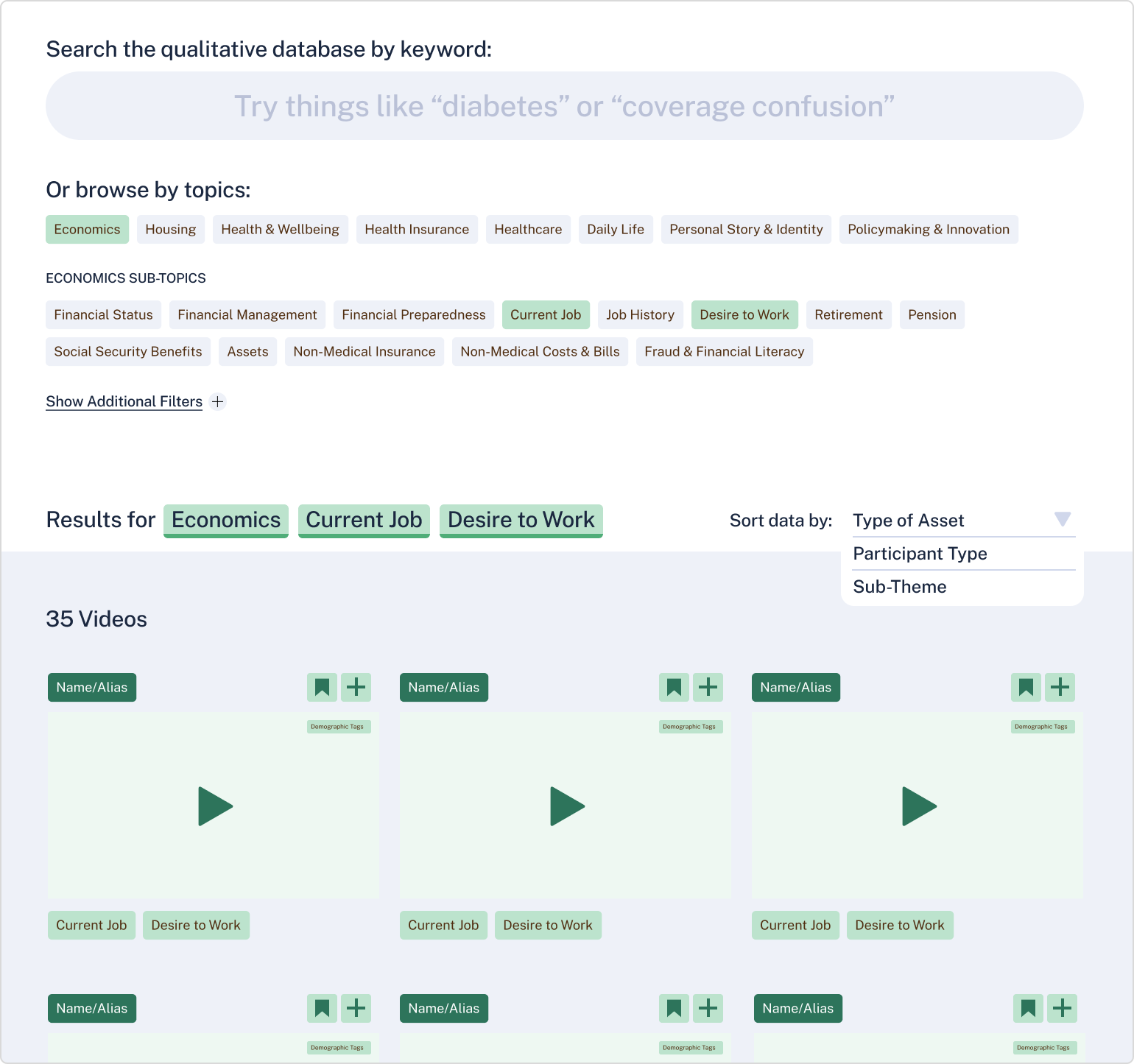 Filter design iterations